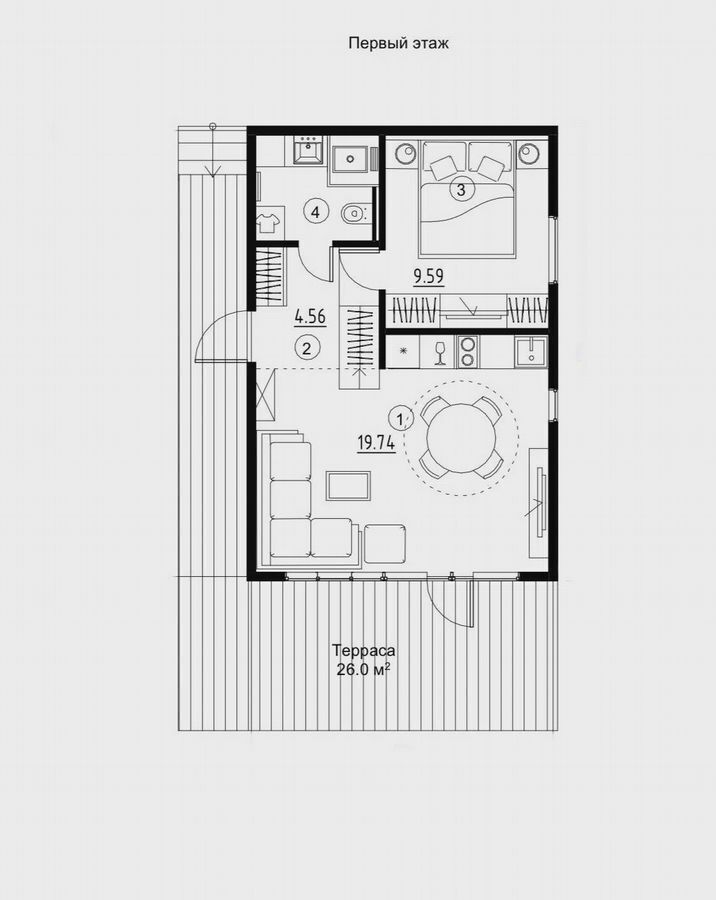дом г Клин ул Лесная 12 57 км, дп. Рижские Дачи, Новопетровское, Ленинградское шоссе фото 22