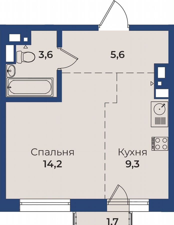 квартира г Улан-Удэ р-н Октябрьский ул Ключевская 90д ЖК «Пламент» фото 1