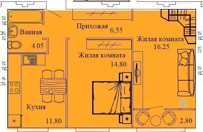 квартира р-н Ивановский г Кохма микрорайон «Просторный» фото 1