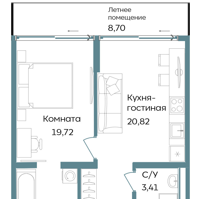 квартира г Саки TEMPO фото 1