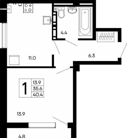 квартира ш Симферопольское 3 фото