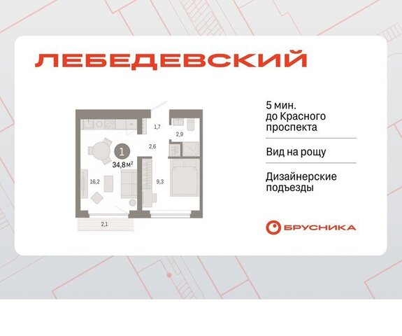 квартал № 5 Заельцовская Лебедевский, 1/3 фото