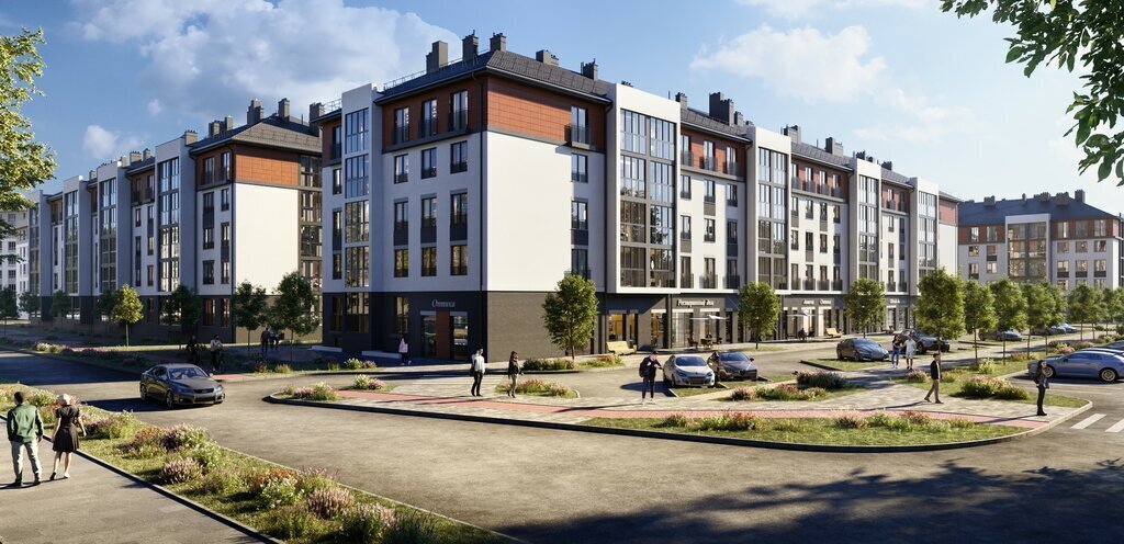 квартира р-н Гурьевский г Гурьевск ул Лазурная 18 ЖК «RiverPark» фото 2