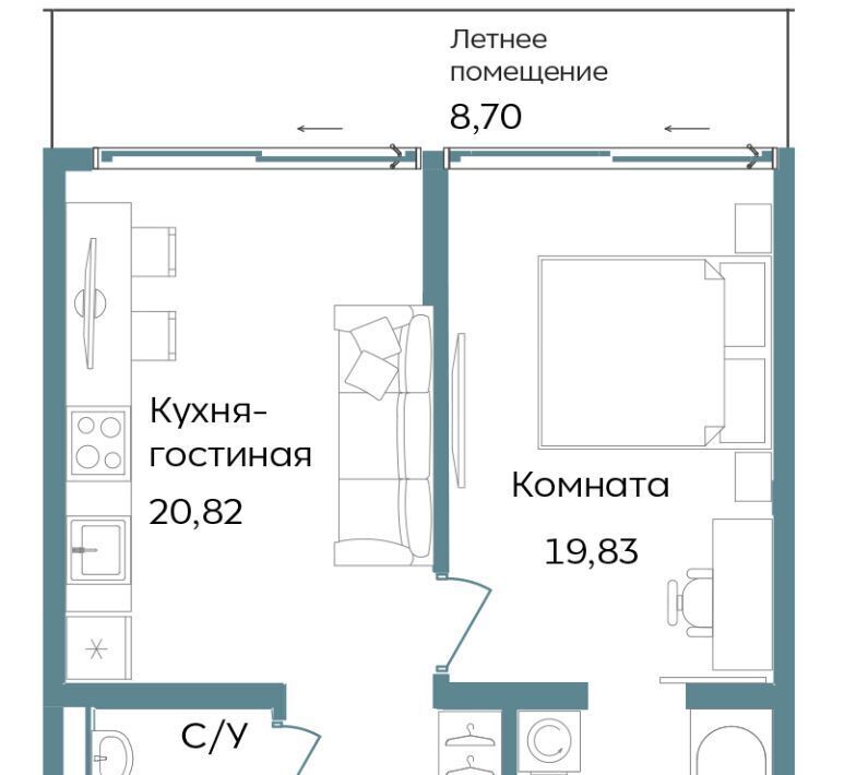 квартира г Саки ул Морская TEMPO фото 1