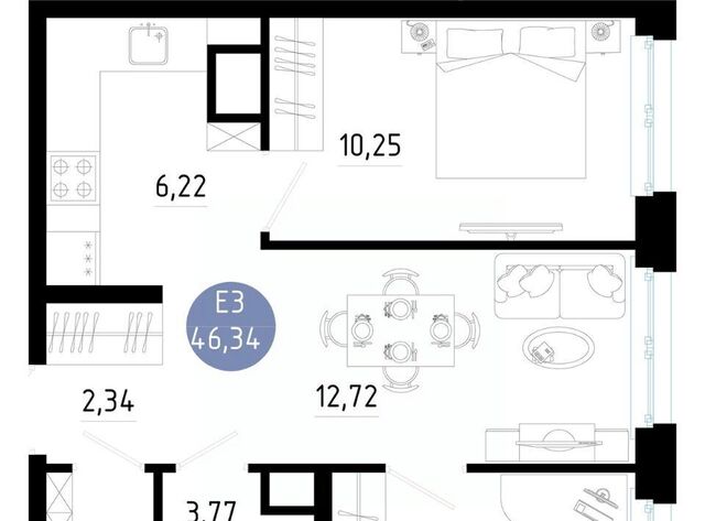 квартира р-н Московский 9-10-й кв-л фото