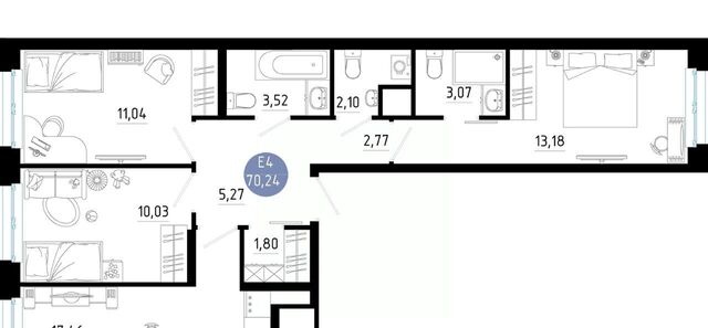 квартира р-н Московский 9-10-й кв-л фото