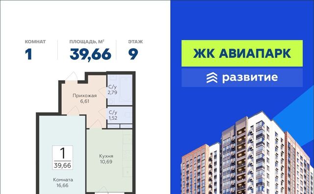 р-н Советский ЖК «Авиапарк» фото