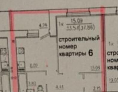 квартира г Самара п Мехзавод 1-й квартал р-н Красноглинский 53 фото 8