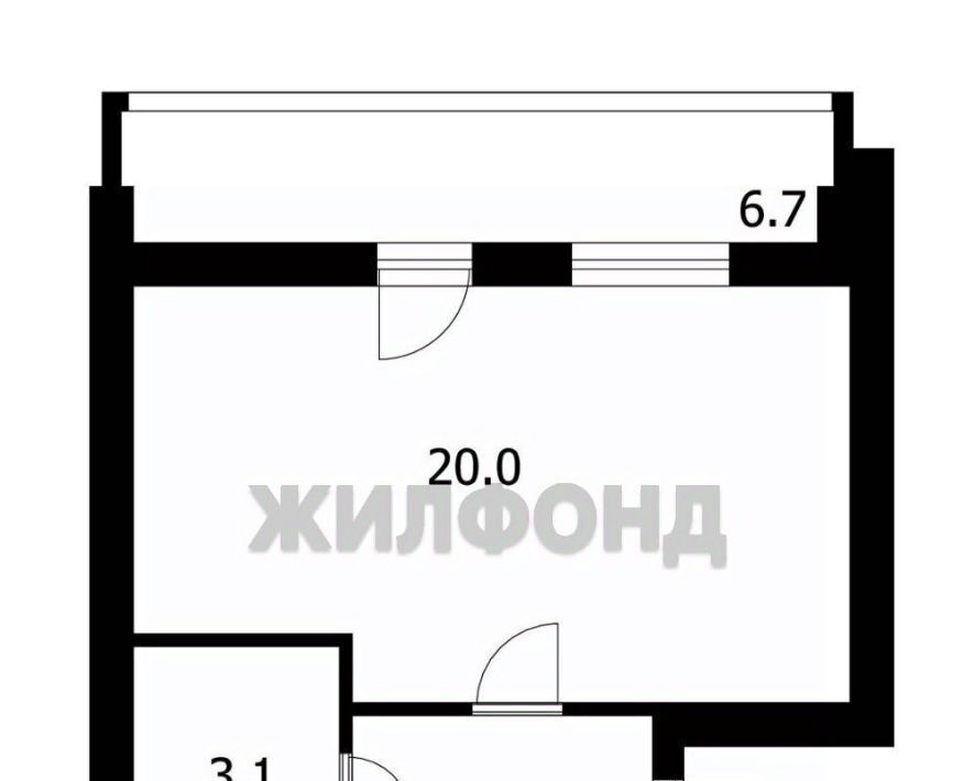 квартира г Новосибирск р-н Кировский ул Виктора Уса 1 микрорайон «Акатуйский» Площадь Маркса фото 8