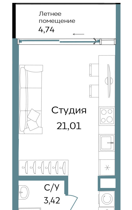 квартира г Саки фото 1
