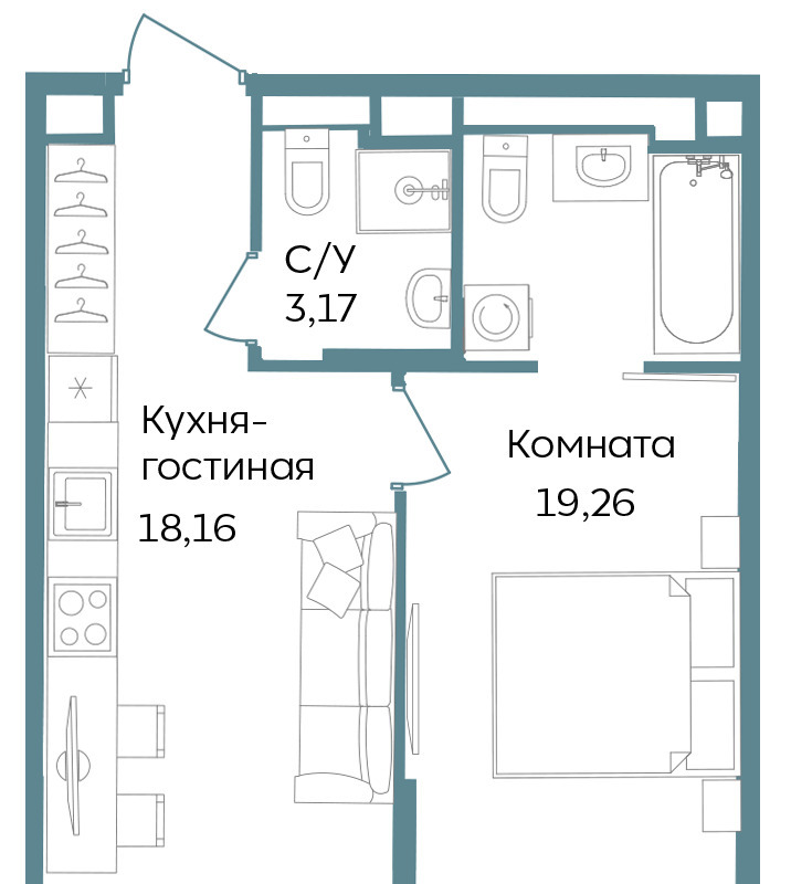 квартира г Саки фото 1
