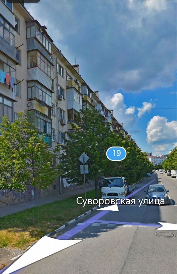 квартира г Новороссийск р-н Центральный ул Суворовская 19 фото 1