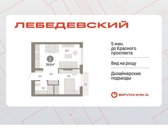 Заельцовская квартал № 5 Лебедевский, 1/3 фото