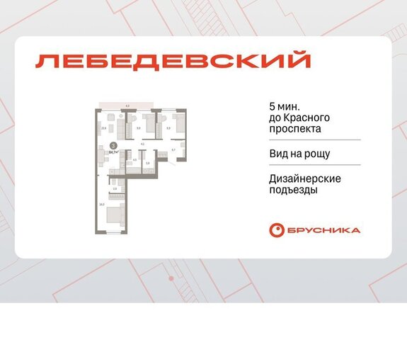 квартал № 5 Заельцовская Лебедевский, 1/3 фото