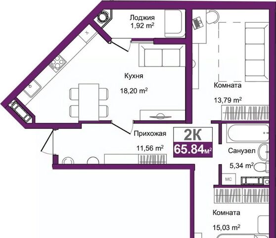 квартира р-н Центральный ул Батурина фото