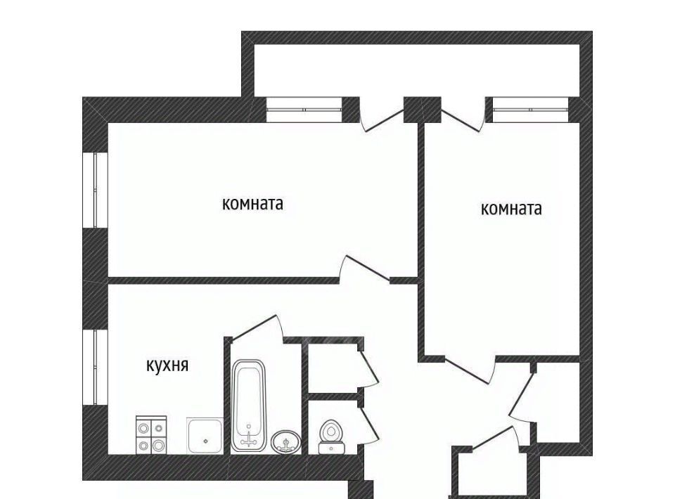 квартира р-н Киришский г Кириши пр-кт Ленина 28 фото 2