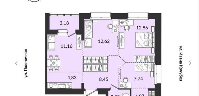 квартира г Иркутск р-н Правобережный ул Пшеничная 15/1 фото квартира г Иркутск р-н Правобережный ул Пшеничная 15/1 фото