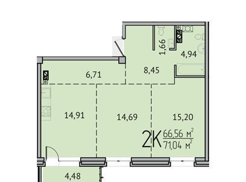 квартира г Иркутск р-н Октябрьский ул Байкальская 424 фото 2