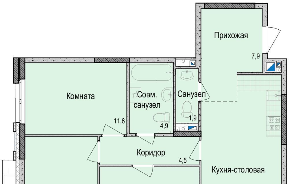 квартира г Ижевск р-н Первомайский ул Красная 118к/1 фото 1