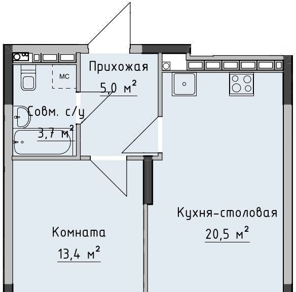 квартира г Ижевск р-н Октябрьский ул Холмогорова 89 фото 1