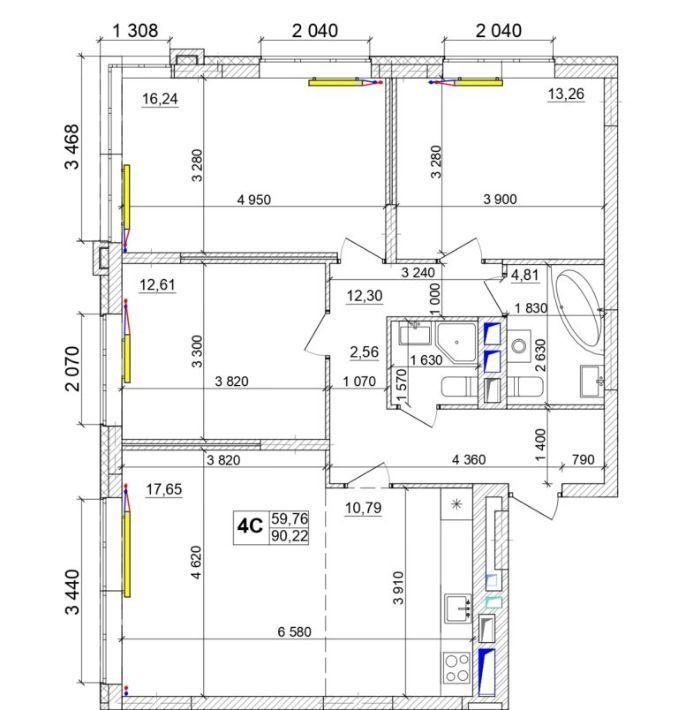 квартира г Кемерово р-н Заводский ул Сарыгина 31к/1 фото 1