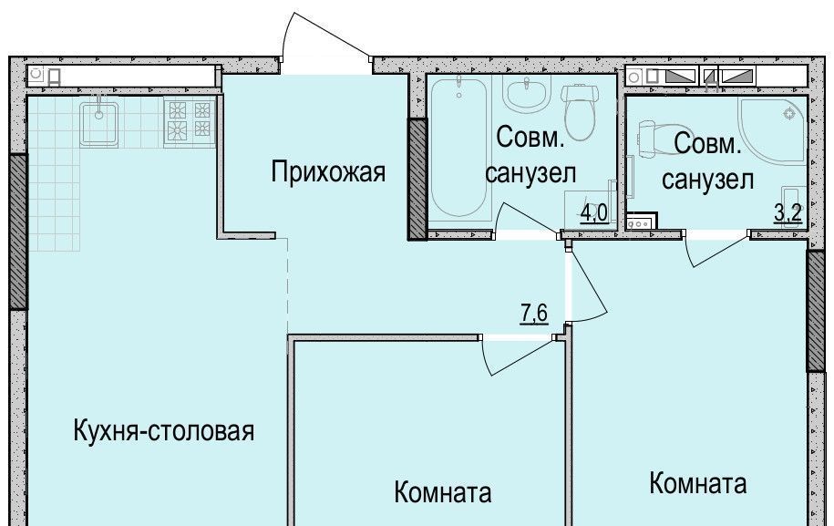 квартира г Ижевск р-н Первомайский ул Красная 118к/2 фото 1