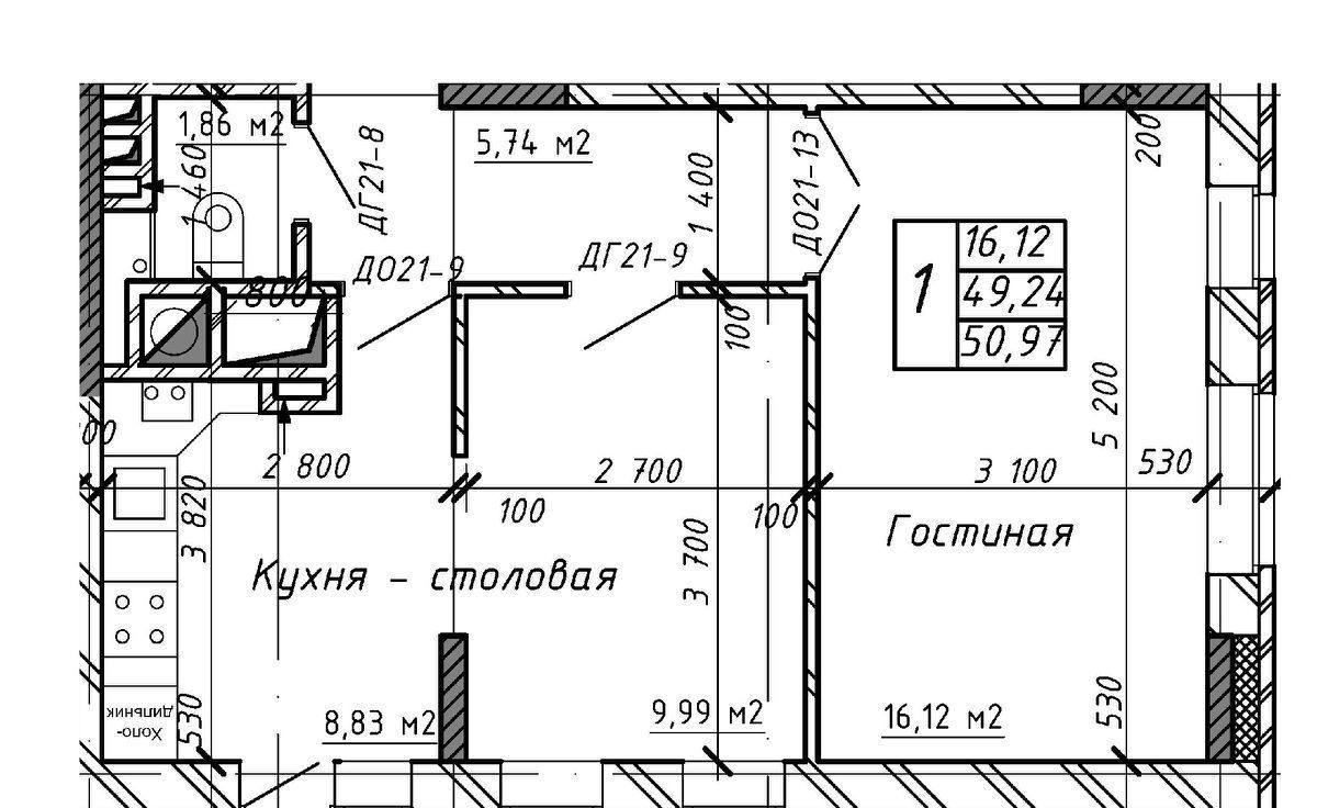 квартира г Калуга р-н Московский ул Азаровская 40к/4 фото 1