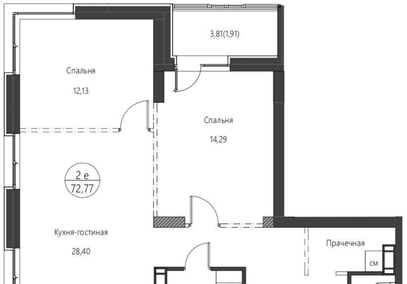 квартира г Хабаровск р-н Индустриальный ул Сысоева 21/2 фото 1