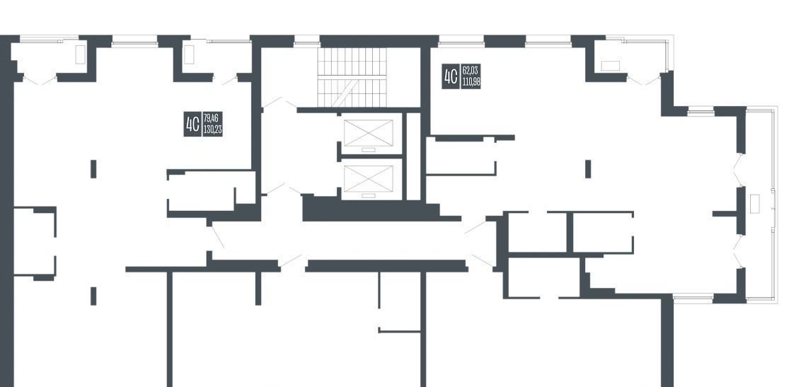 квартира г Барнаул р-н Октябрьский ЖК «Opera Residence» БС 3 фото 2