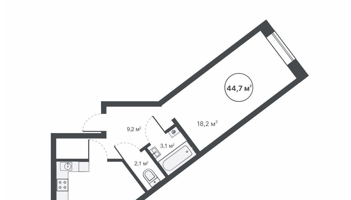 квартира г Киров р-н Ленинский ул Анжелия Михеева 17к/1 фото 1