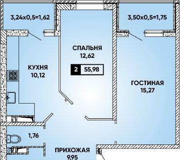 квартира г Краснодар р-н Прикубанский ул Семигорская 4 фото 1