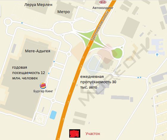 земля р-н Тахтамукайский аул Новая Адыгея ул Тургеневское шоссе 24/1 фото 3
