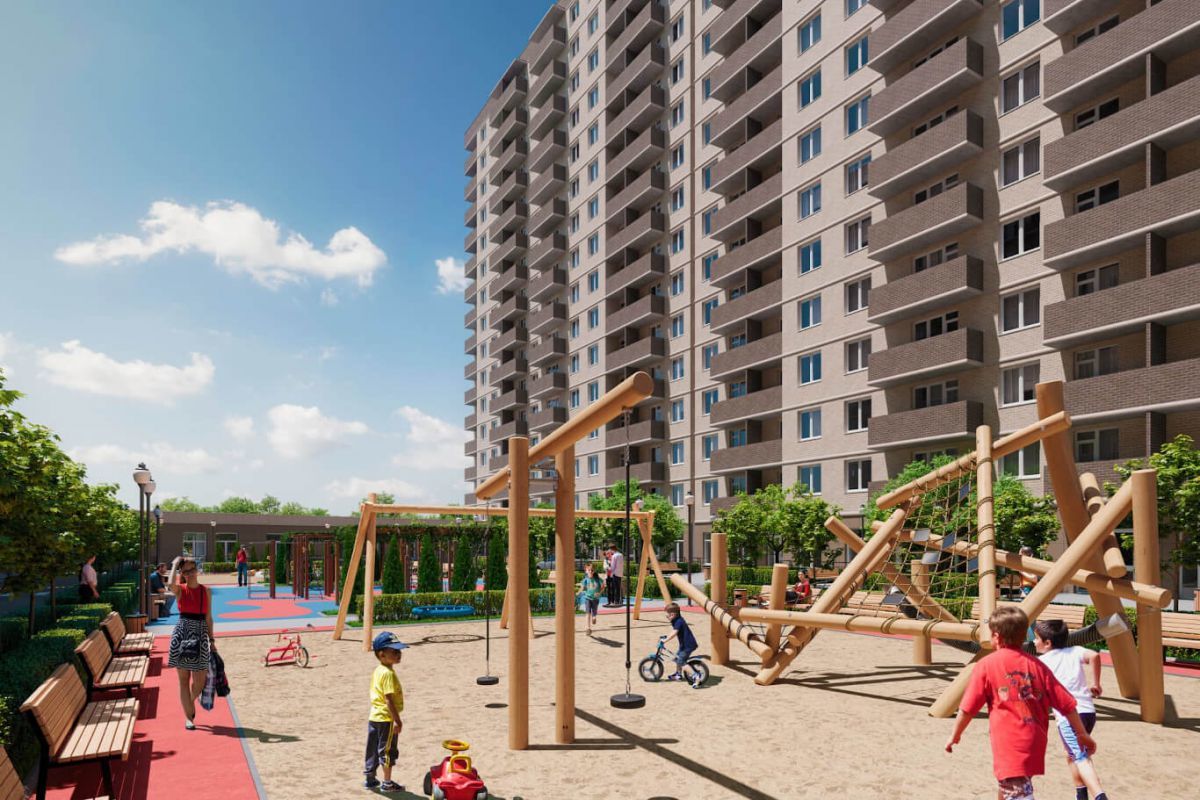 квартира г Краснодар проезд 1-й Лиговский 1 ЖК «Ракурс» фото 8