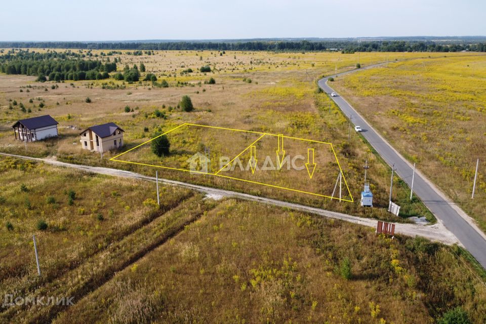 земля р-н Камешковский д Дворики ул Зелёная 2 фото 1