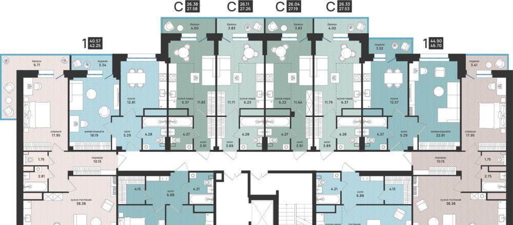 квартира г Архангельск Октябрьский ул Свободы 16 фото 2