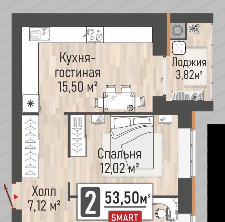 квартира р-н Рыбновский г Рыбное ул Перспективная 2а фото 1