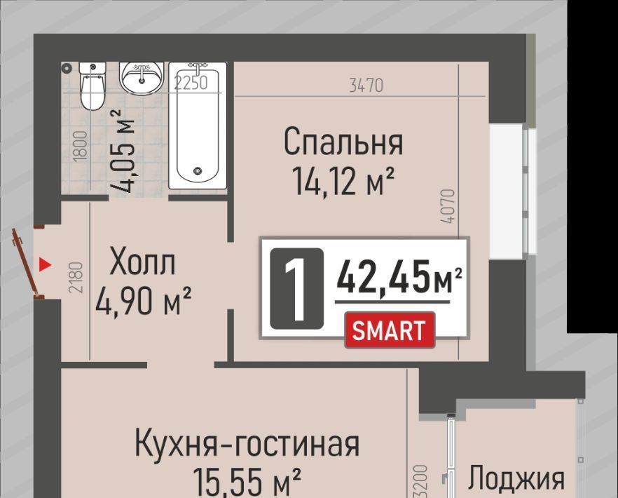 квартира р-н Рыбновский г Рыбное ул Перспективная 2а фото 3