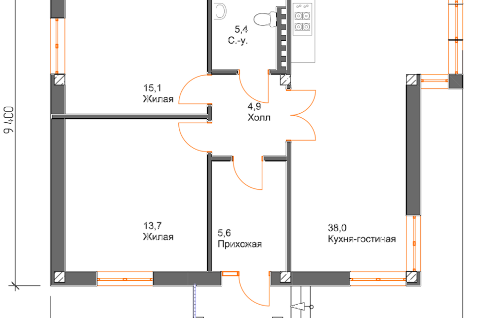 дом р-н Темрюкский г Темрюк ул Цветочная фото 10