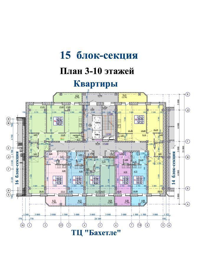 квартира г Новосибирск Гагаринская ул Ельцовская 16/17 фото 1