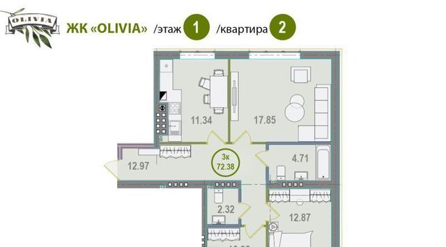 квартира р-н Московский дом 3 фото