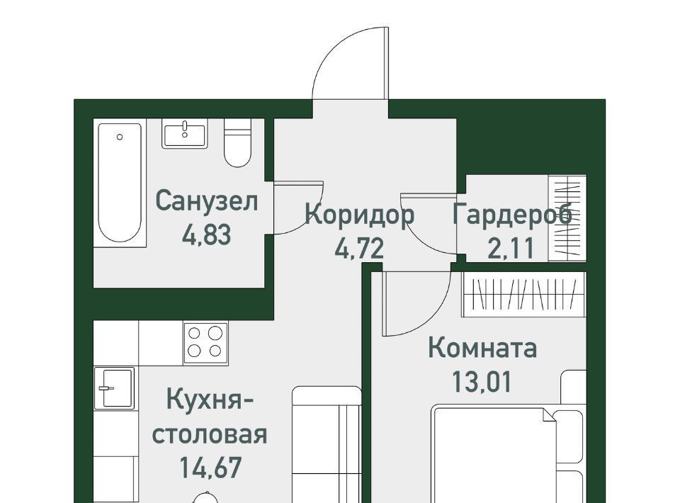 квартира р-н Сосновский п Западный р-н мкр Привилегия фото 1