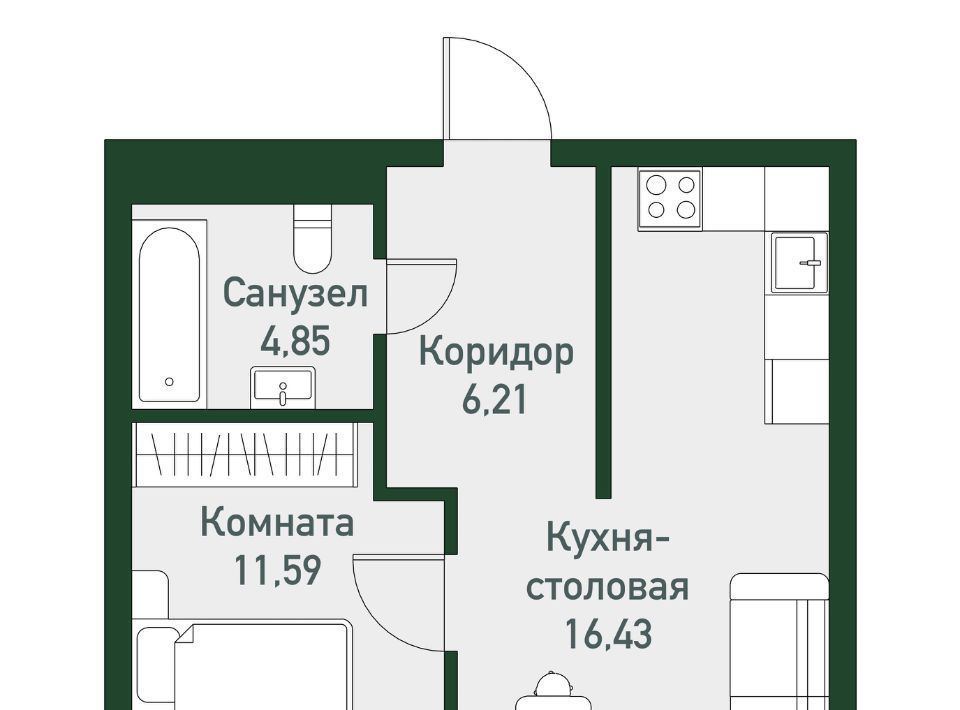 квартира р-н Сосновский п Западный р-н мкр Привилегия фото 1