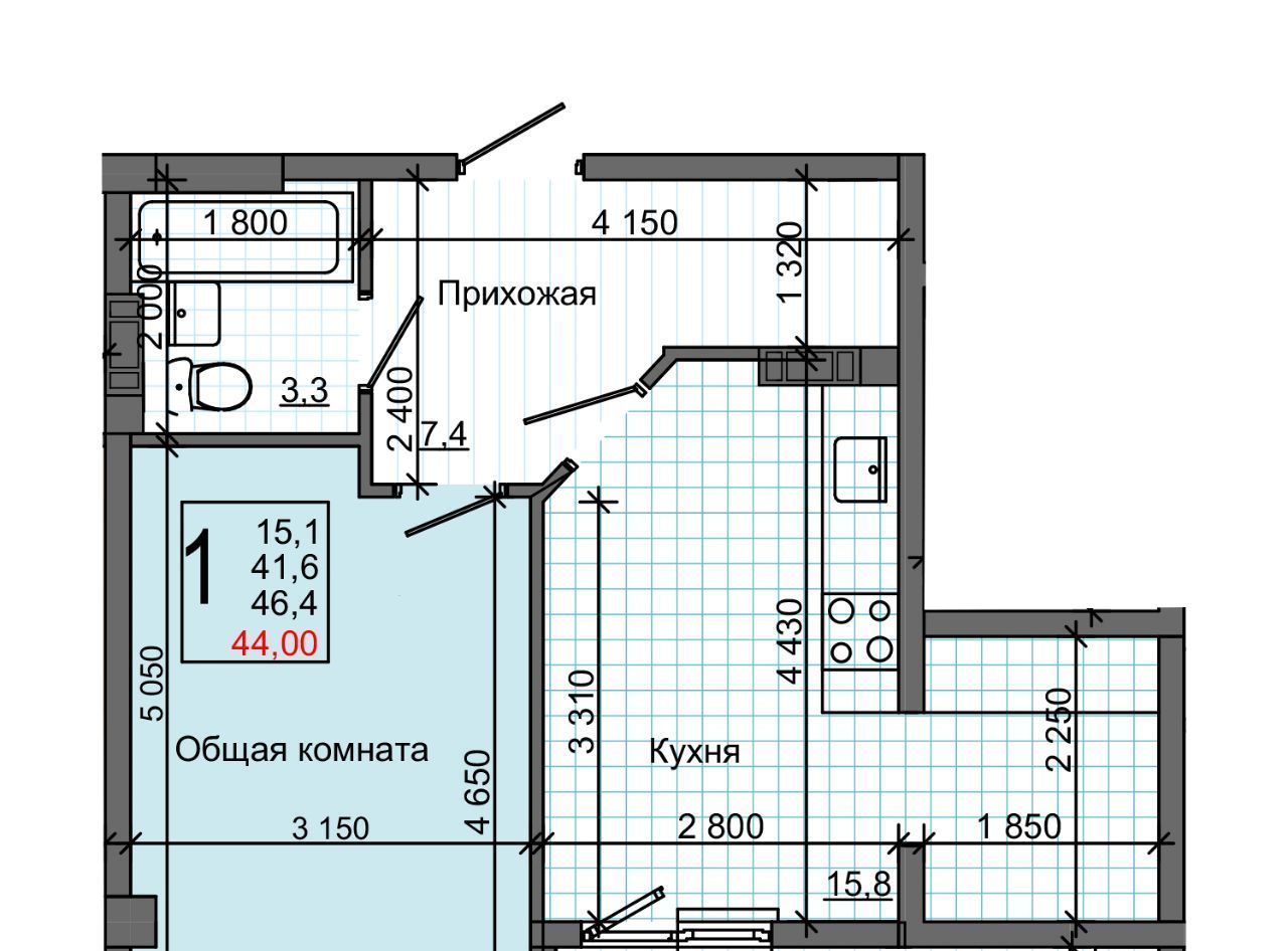 квартира р-н Симферопольский с Мирное ул Живописная 24 фото 1