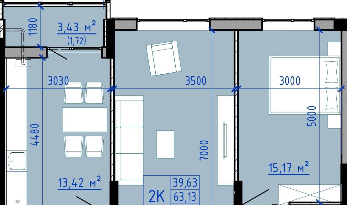 квартира г Батайск ул Комсомольская 135к/1 фото 1