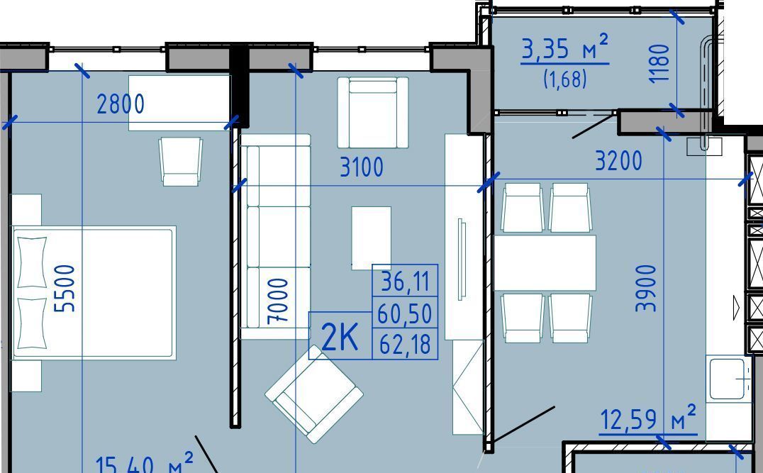 квартира г Батайск ул Комсомольская 135к/2 фото 1