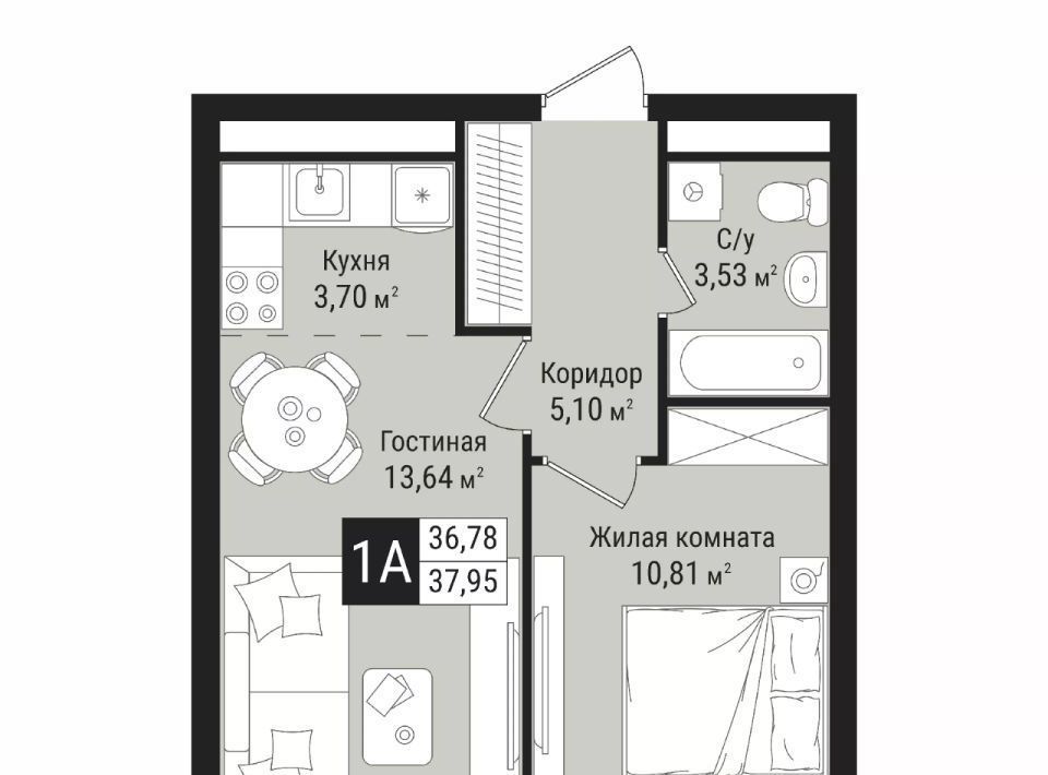 квартира г Казань Авиастроительная ул Симонова 43 фото 1