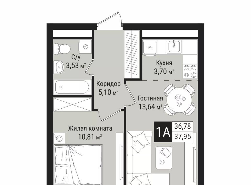 квартира г Казань Авиастроительная ул Симонова 43 фото 1