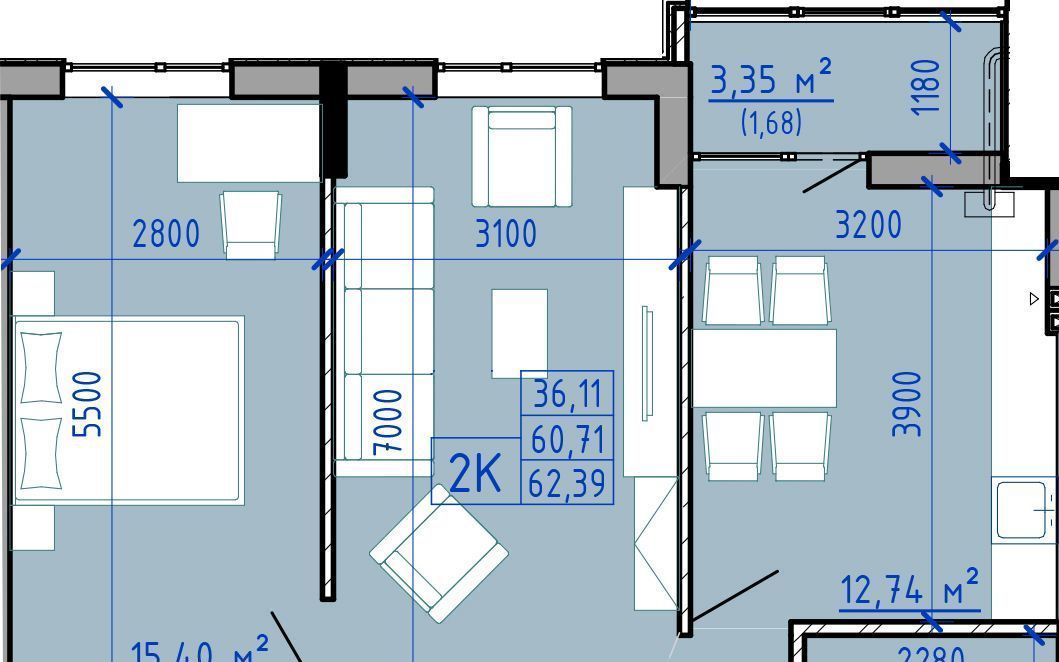 квартира г Батайск ул Комсомольская 135к/2 фото 1