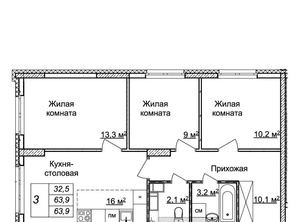 квартира г Нижний Новгород Горьковская ЖК «Новая Кузнечиха» 8 фото 1