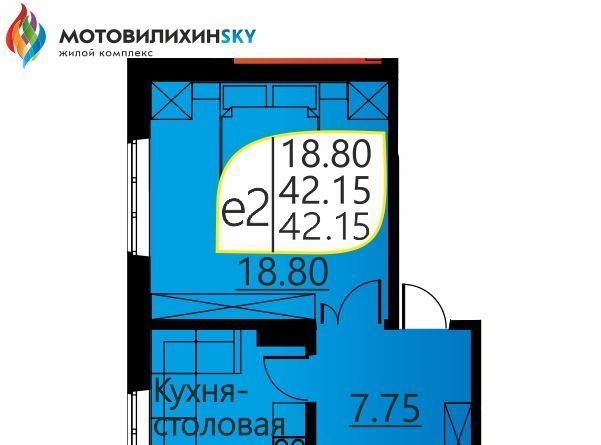 квартира г Пермь р-н Мотовилихинский ул Гашкова 51 фото 1